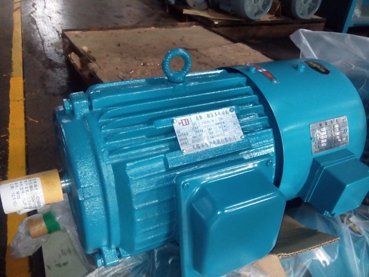 Motor asincrónico trifásico 380V 50HZ del alto esfuerzo de torsión con el marco del arrabio H100
