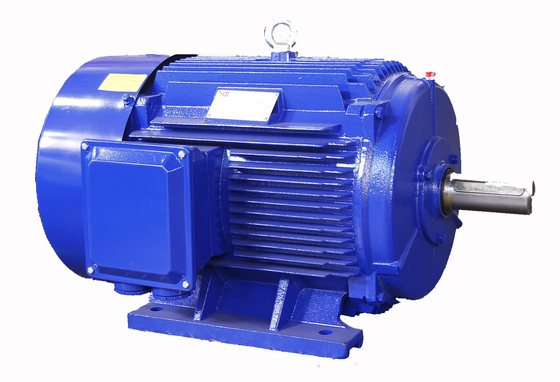 Motor eléctrico marino 380V 50HZ de 0,75 kilovatios 1HP 2HP seis poste para la bomba/el ventilador