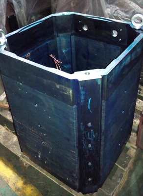 Velocidad variable 380V, dos poste DC del motor industrial del refrigerado con ventilador 50HZ 5.5KW